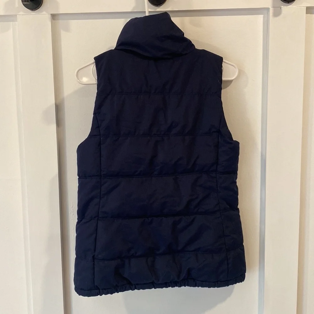 OLD NAVY navy blue quilted puffer vest